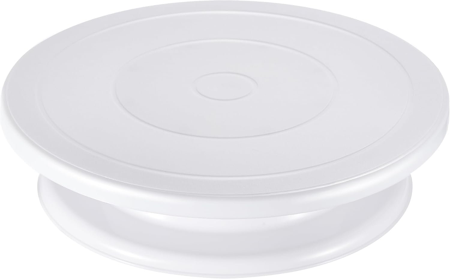 Kootek Cake Stand, 11 Inch Rotating Cake Turntable for Decorating, Display & Baking, Smooth Revolving Spinner Stand (White)