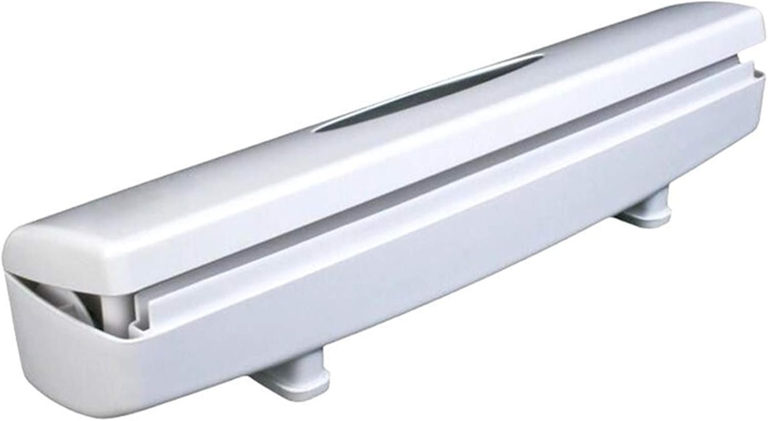 Plastic Wrap Cutter, Food Freshness Dispenser Preservative Film Unwinding Cutting Foil Cling Wrap Kitchen Accessories Easy to Use Just Pull Press Cut and Wrap