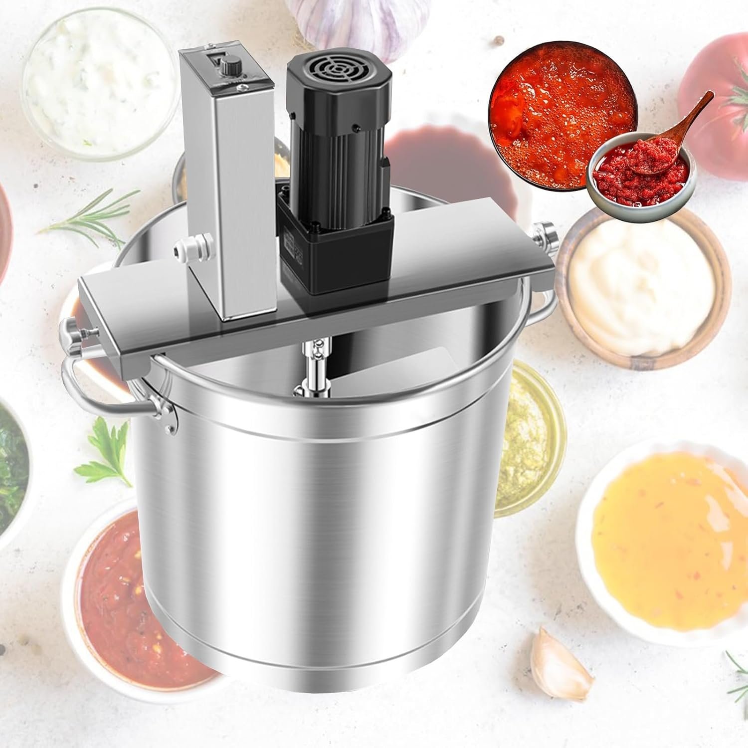 Automatic Stirring Machine for Cooking – Adjustable Speed Food Mixer Pot, Ideal for Sauces, Soups, Jams & More – Hands-Free Stirrer for Effortless Cooking